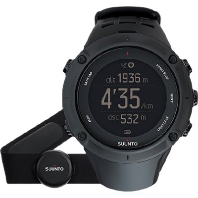 Часы SUUNTO AMBIT3 PEAK Black (HR) с нагрудным поясным пульсометром